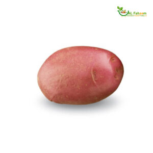 Pink Potato Variety - A close-up view of the exquisite Pink Potato with pink skin and creamy flesh.